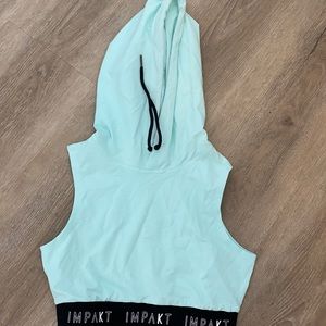 Real cropped hoodie